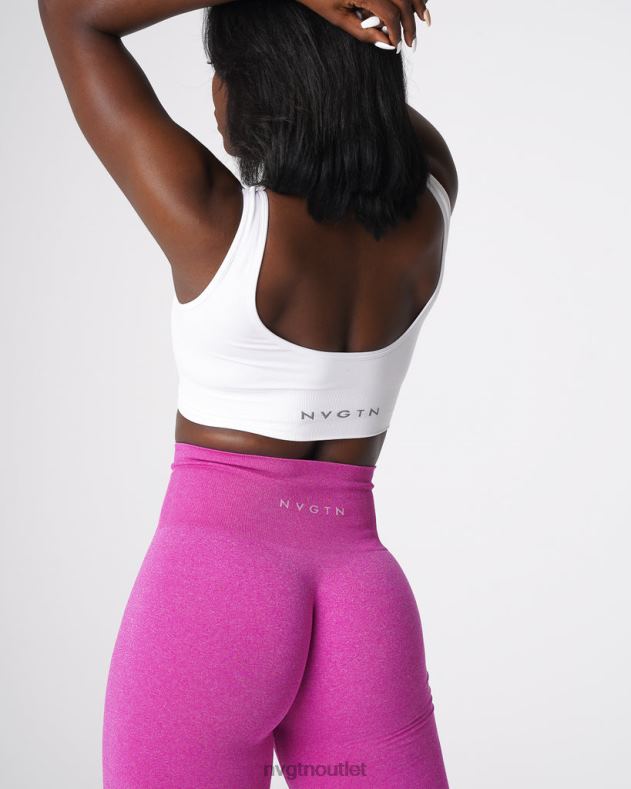 Fitness NVGTN Erhöhen Sie den nahtlosen BH Weiß Frauen 86ZJB69