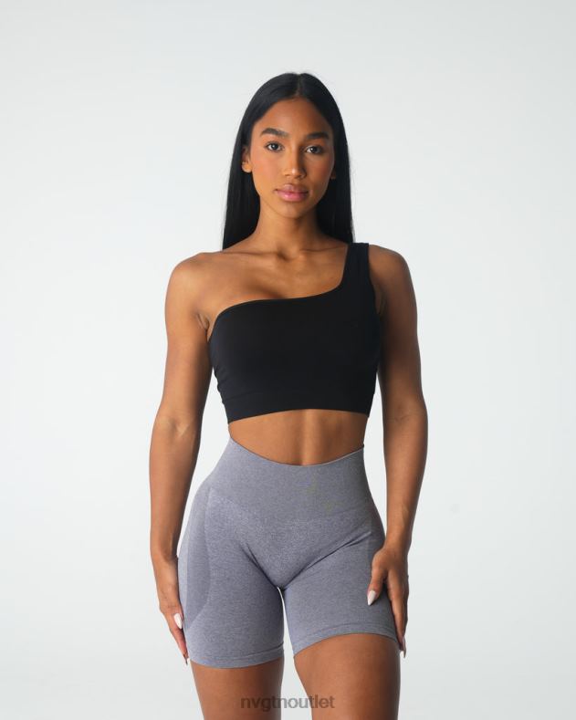 Fitness NVGTN Nahtloser BH „Passion“. Schwarz Frauen 86ZJB17
