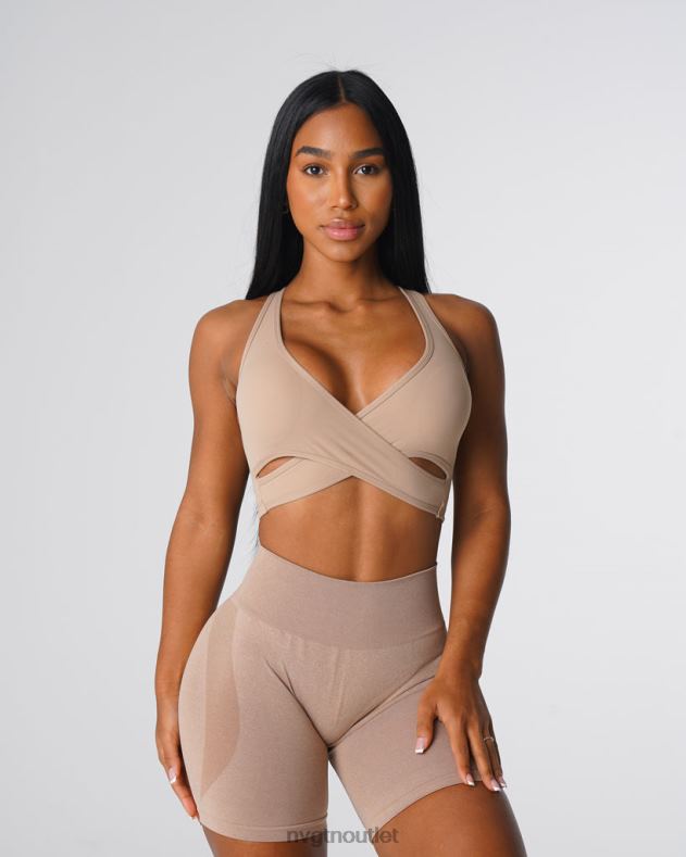 Fitness NVGTN Strahlender BH Beige Frauen 86ZJB136