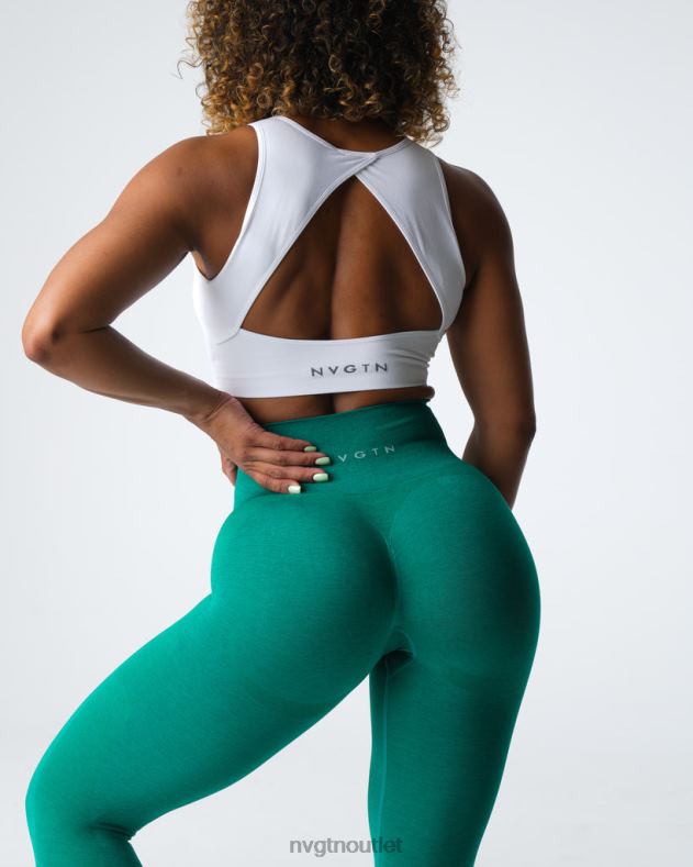 Fitness NVGTN Kontur 2.0 nahtlose Leggings Jade Frauen 86ZJB490