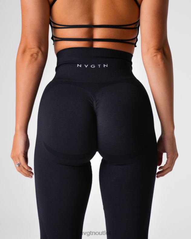 Fitness NVGTN Kontur 2.0 nahtlose Leggings Schwarz Frauen 86ZJB487