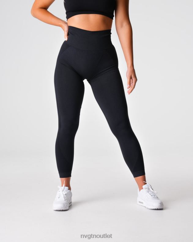 Fitness NVGTN Kontur 2.0 nahtlose Leggings Schwarz Frauen 86ZJB487