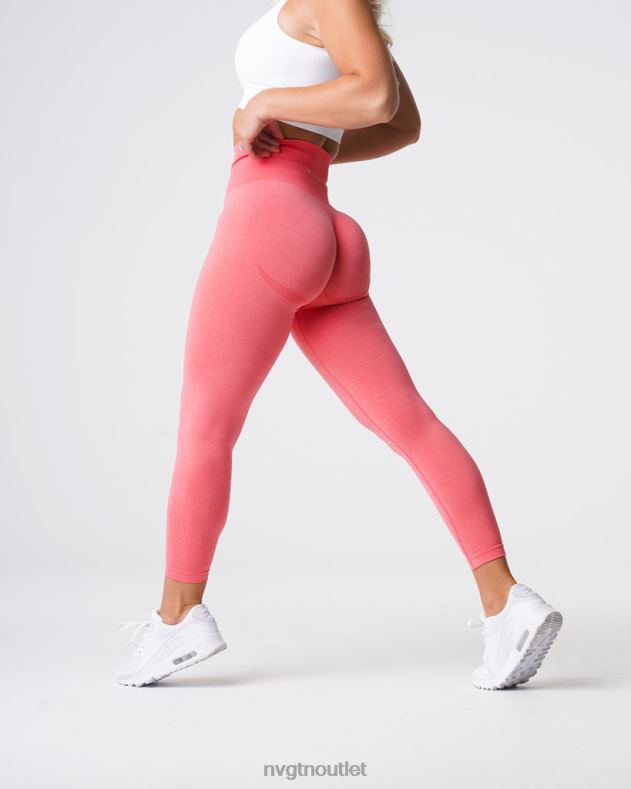 Fitness NVGTN Nahtlose Leggings mit Kurven Koralle Frauen 86ZJB612