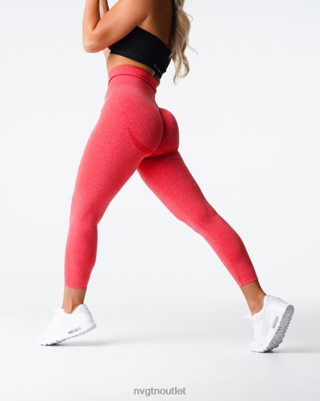 Fitness NVGTN Nahtlose Leggings mit Kurven kandierter Apfel Frauen 86ZJB621