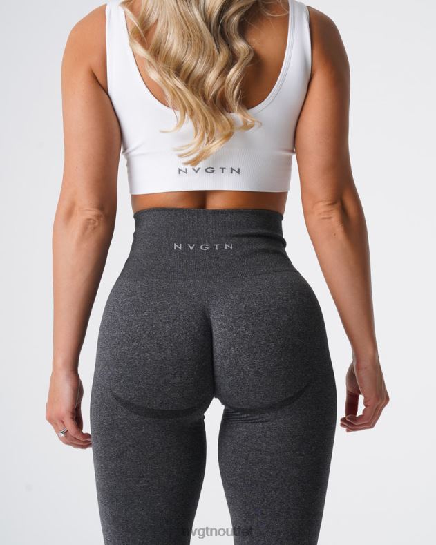 Fitness NVGTN Nahtlose Leggings mit Kurven schwarz gesprenkelt Frauen 86ZJB610