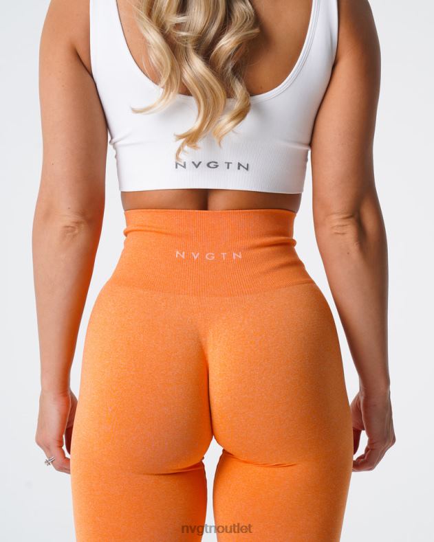 Fitness NVGTN Nahtlose NV-Leggings Sonnenuntergang orange Frauen 86ZJB598