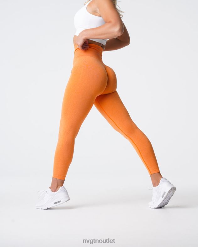 Fitness NVGTN Nahtlose NV-Leggings Sonnenuntergang orange Frauen 86ZJB598