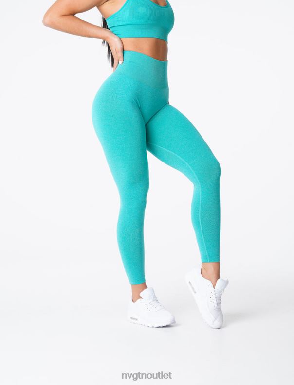 Fitness NVGTN Nahtlose NV-Leggings Türkis Frauen 86ZJB585