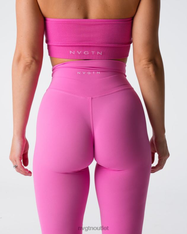 Fitness NVGTN charakteristische 2.0-Leggings Kaugummi rosa Frauen 86ZJB545