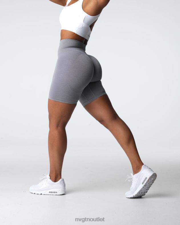 Fitness NVGTN Kontur 2.0 nahtlose Shorts grau Frauen 86ZJB317