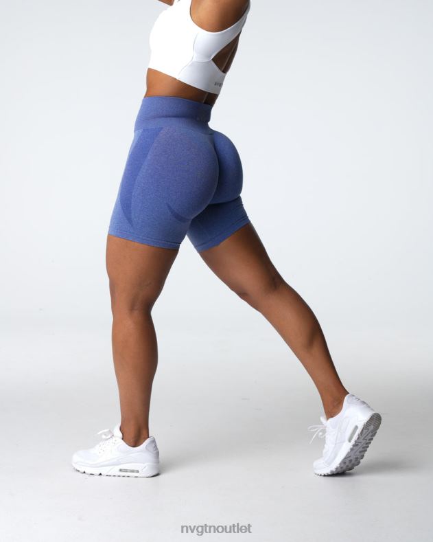 Fitness NVGTN Konturnahtlose Shorts Royale Frauen 86ZJB335