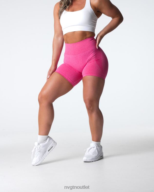 Fitness NVGTN Konturnahtlose Shorts heißes Rosa Frauen 86ZJB336