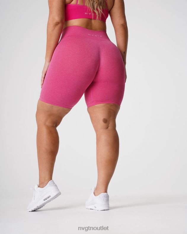 Fitness NVGTN Pro nahtlose Shorts Fuchsie Frauen 86ZJB369