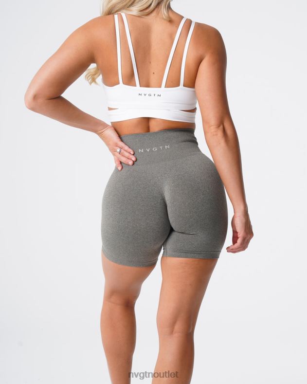 Fitness NVGTN Pro nahtlose Shorts Khakigrün Frauen 86ZJB368