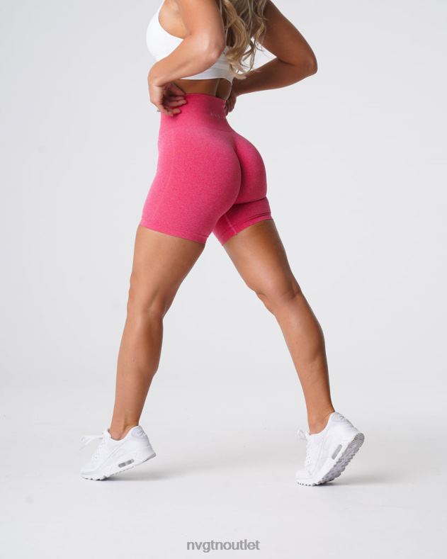 Fitness NVGTN Pro nahtlose Shorts heißes Rosa Frauen 86ZJB375