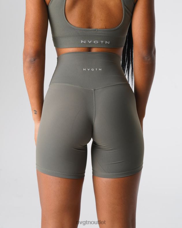 Fitness NVGTN Signature 2.0-Shorts Khakigrün Frauen 86ZJB458
