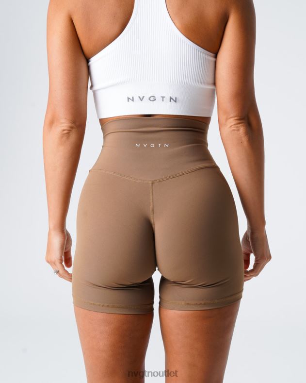 Fitness NVGTN Signature 2.0-Shorts Mokka Frauen 86ZJB456