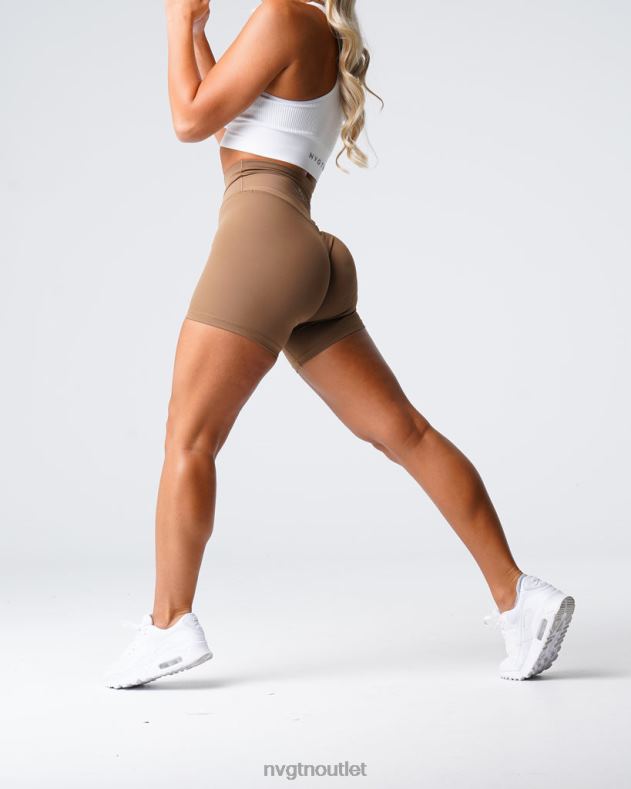 Fitness NVGTN Signature 2.0-Shorts Mokka Frauen 86ZJB456