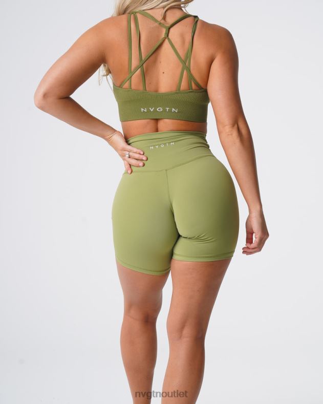 Fitness NVGTN Signature 2.0-Shorts Olive Frauen 86ZJB465