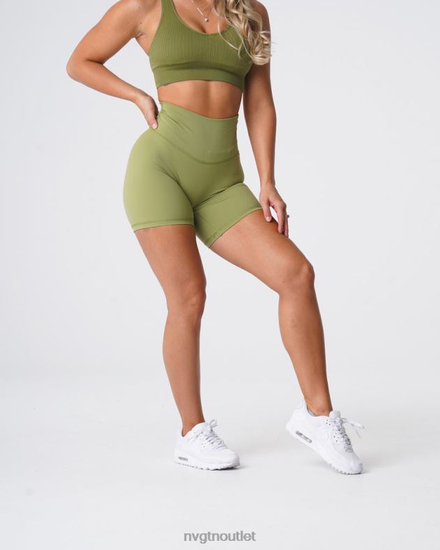 Fitness NVGTN Signature 2.0-Shorts Olive Frauen 86ZJB465