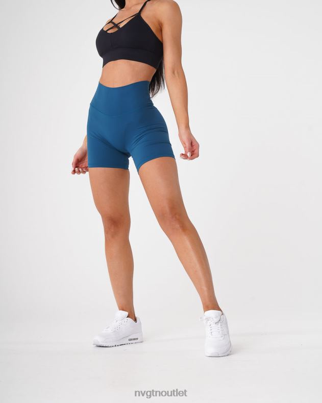 Fitness NVGTN Signature 2.0-Shorts Pazifikblau Frauen 86ZJB466