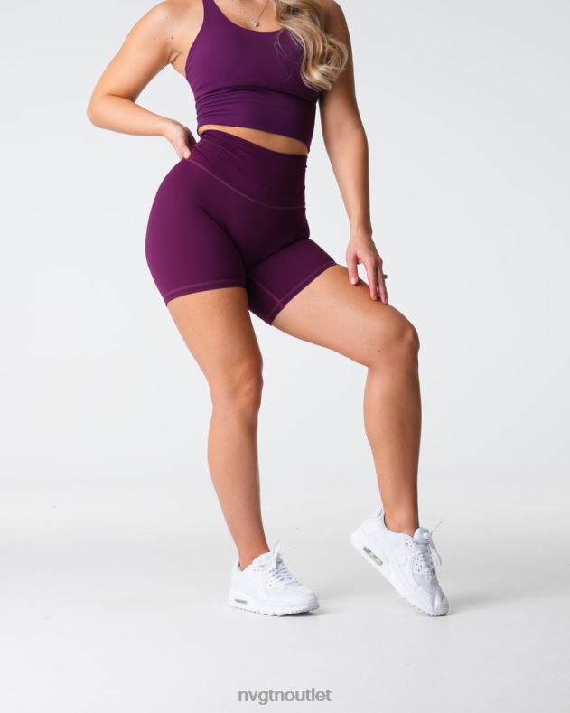 Fitness NVGTN Signature 2.0-Shorts Pflaume Frauen 86ZJB436