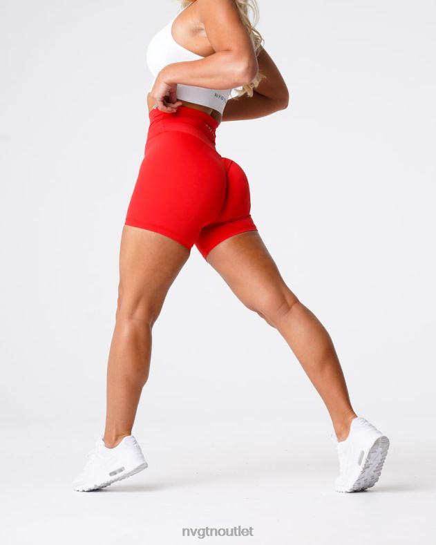 Fitness NVGTN Signature 2.0-Shorts Scharlach Frauen 86ZJB476
