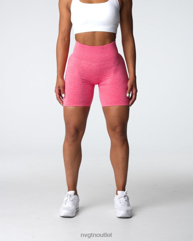 Fitness NVGTN nahtlose Scrunch-Shorts Koralle Frauen 86ZJB405