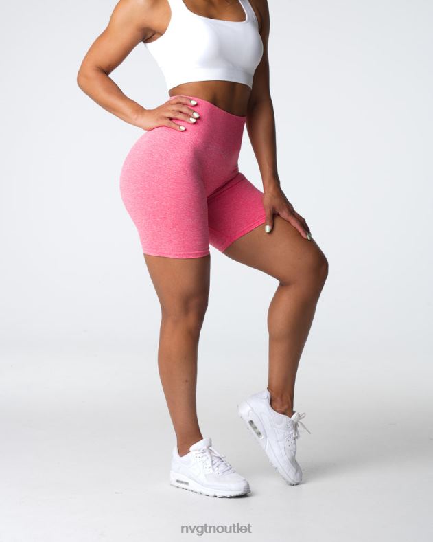 Fitness NVGTN nahtlose Scrunch-Shorts Koralle Frauen 86ZJB405