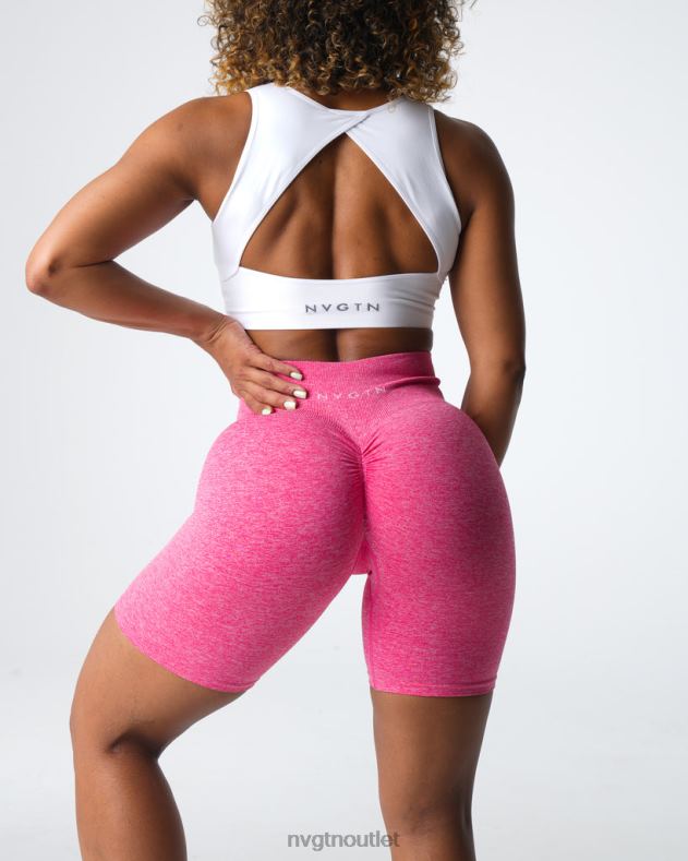 Fitness NVGTN nahtlose Scrunch-Shorts heißes Rosa Frauen 86ZJB409