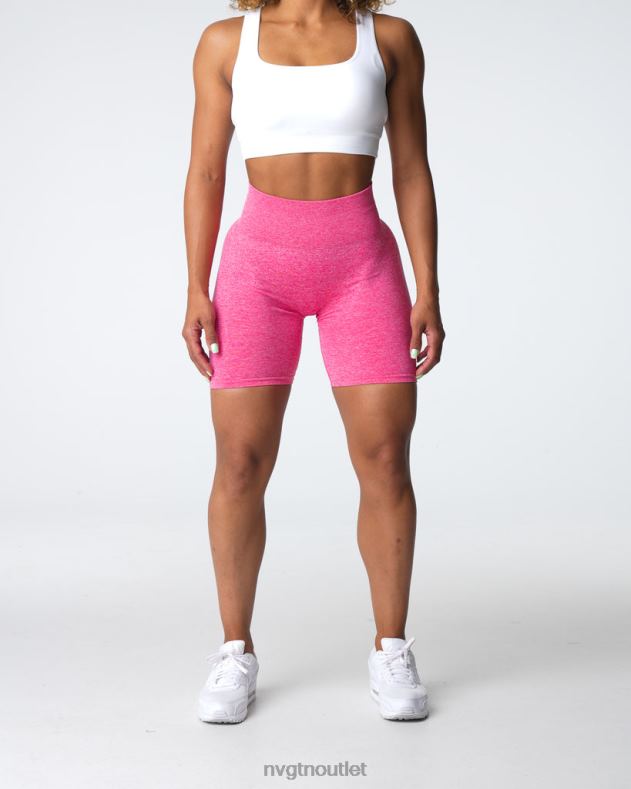 Fitness NVGTN nahtlose Scrunch-Shorts heißes Rosa Frauen 86ZJB409