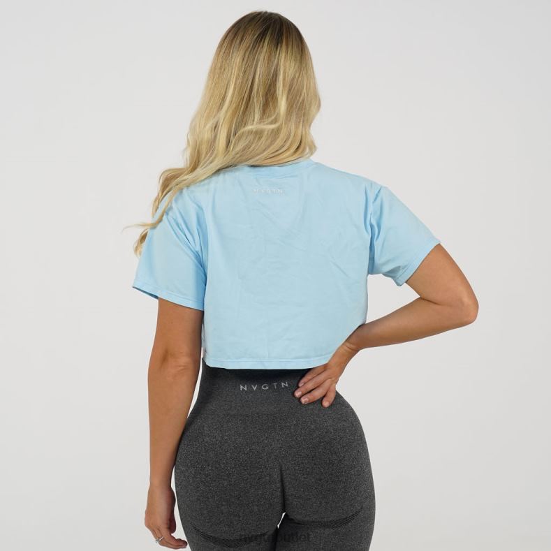Fitness NVGTN Alltags-T-Shirt Baby blau Frauen 86ZJB309