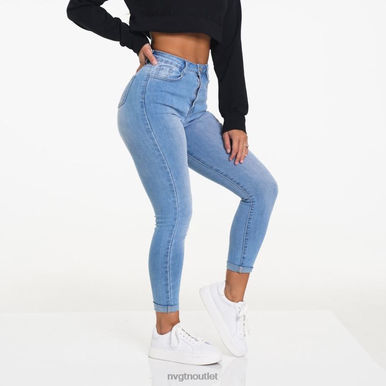 Lebensstil NVGTN Navishape-Jeans Leichte Wäsche Frauen 86ZJB741