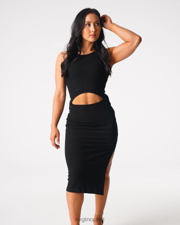 Lebensstil NVGTN „Lost in Paradise“-Maxikleid Schwarz Frauen 86ZJB718