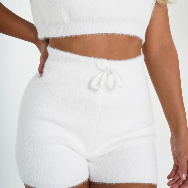 Lebensstil NVGTN Lässige, süße Lounge-Shorts Weiß Frauen 86ZJB751