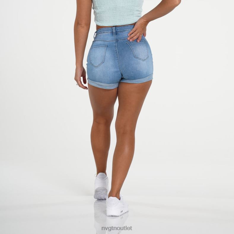 Lebensstil NVGTN Navishape-Jeansshorts Leichte Wäsche Frauen 86ZJB747