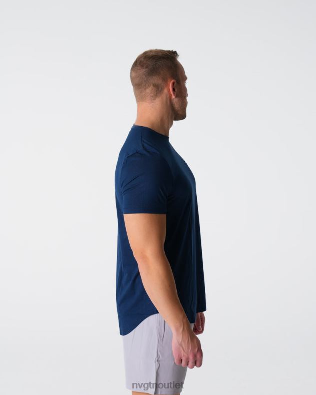 Spitzen NVGTN T-Shirt mit Puls-Passform Marine Männer 86ZJB770