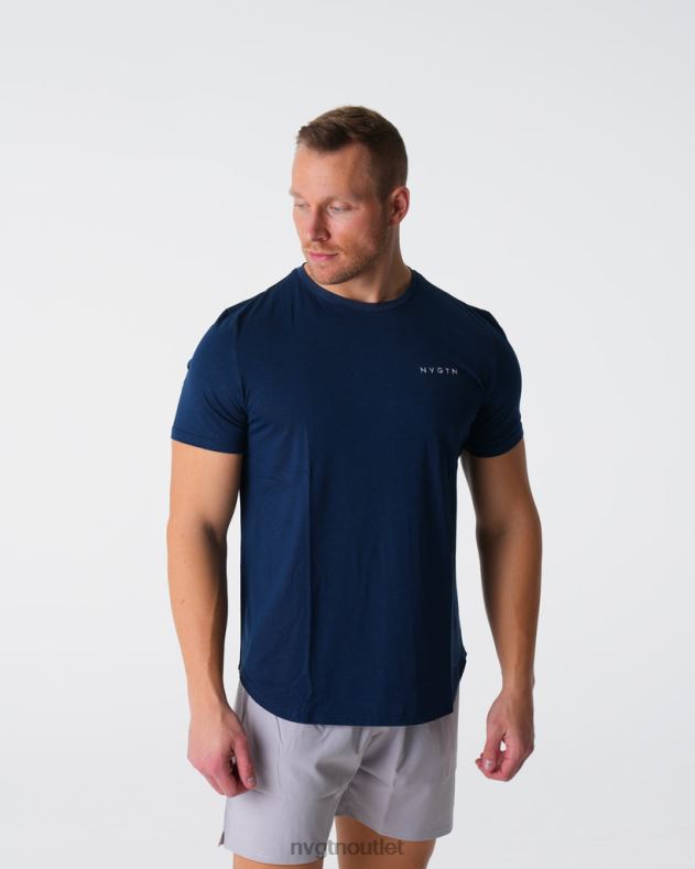 Spitzen NVGTN T-Shirt mit Puls-Passform Marine Männer 86ZJB770