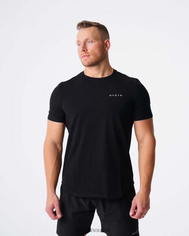 Spitzen NVGTN T-Shirt mit Puls-Passform Schwarz Männer 86ZJB767