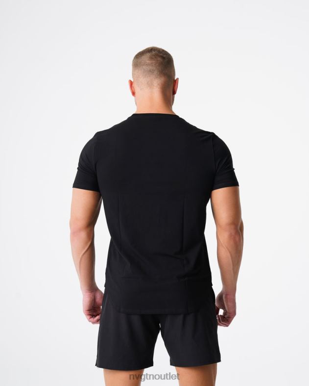 Spitzen NVGTN T-Shirt mit Puls-Passform Schwarz Männer 86ZJB767
