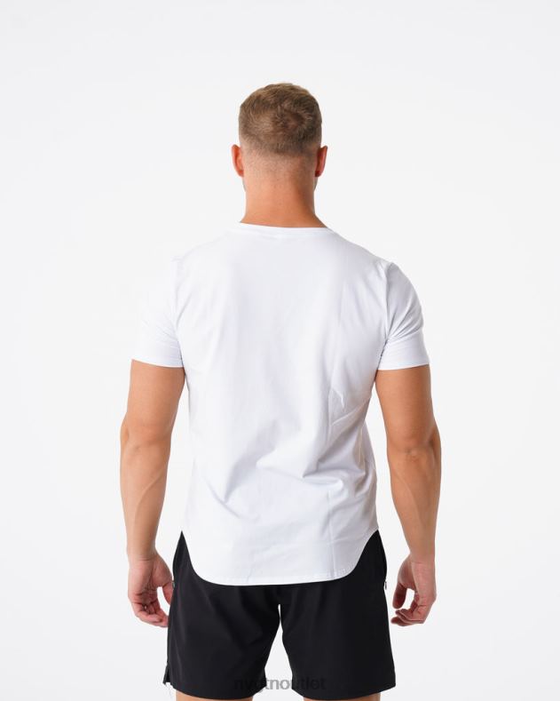 Spitzen NVGTN T-Shirt mit Puls-Passform Weiß Männer 86ZJB768