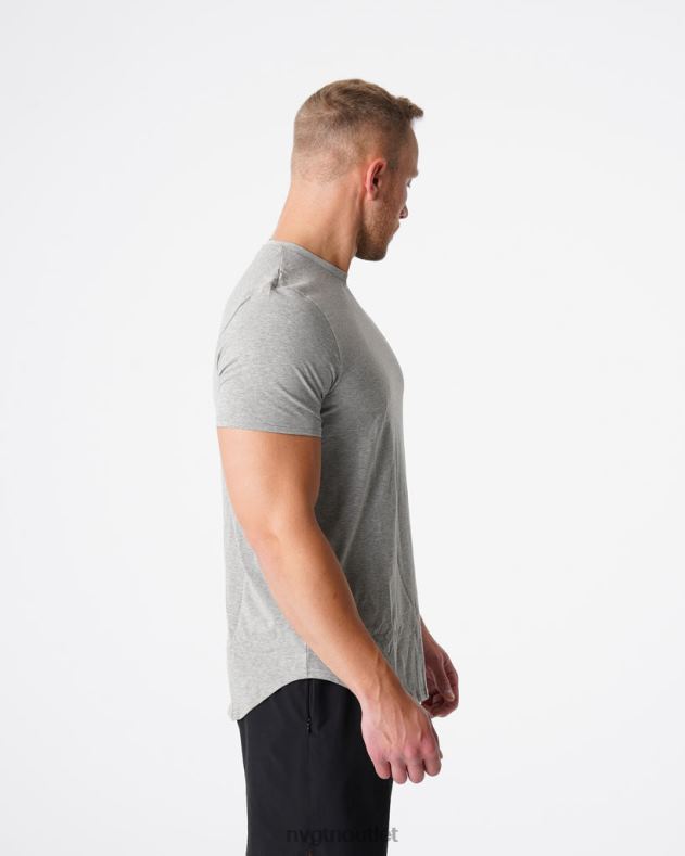 Spitzen NVGTN T-Shirt mit Puls-Passform grau Männer 86ZJB769