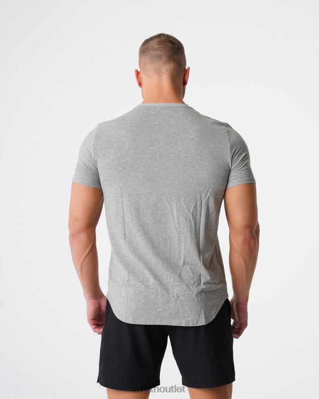 Spitzen NVGTN T-Shirt mit Puls-Passform grau Männer 86ZJB769