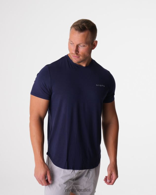 Spitzen NVGTN T-Shirt mit technischer Passform Marine Männer 86ZJB760