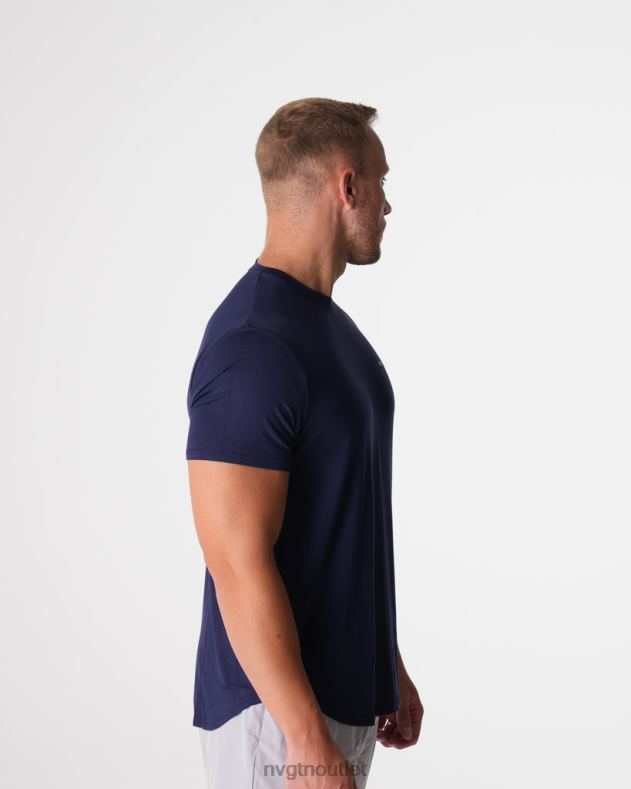 Spitzen NVGTN T-Shirt mit technischer Passform Marine Männer 86ZJB760