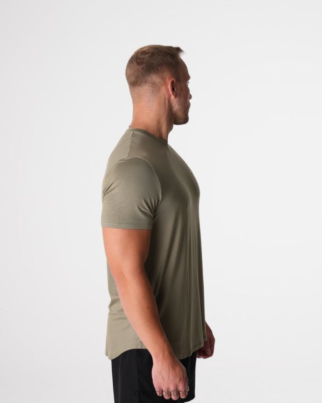 Spitzen NVGTN T-Shirt mit technischer Passform Salbeigrün Männer 86ZJB761