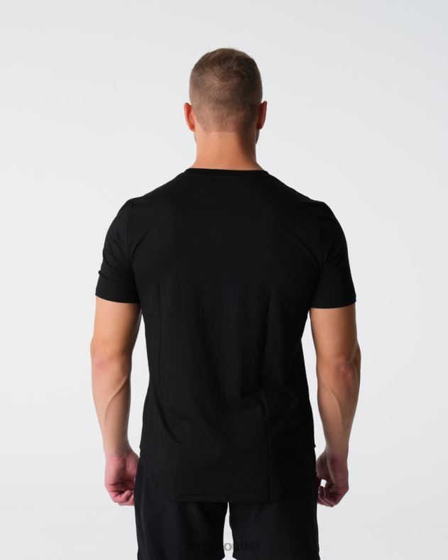 Spitzen NVGTN T-Shirt mit technischer Passform Schwarz Männer 86ZJB763