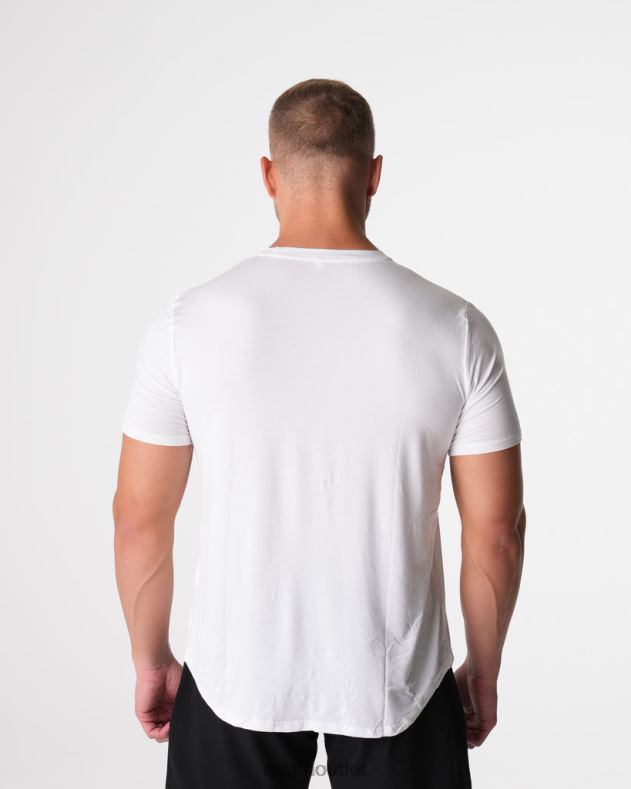 Spitzen NVGTN T-Shirt mit technischer Passform Weiß Männer 86ZJB758