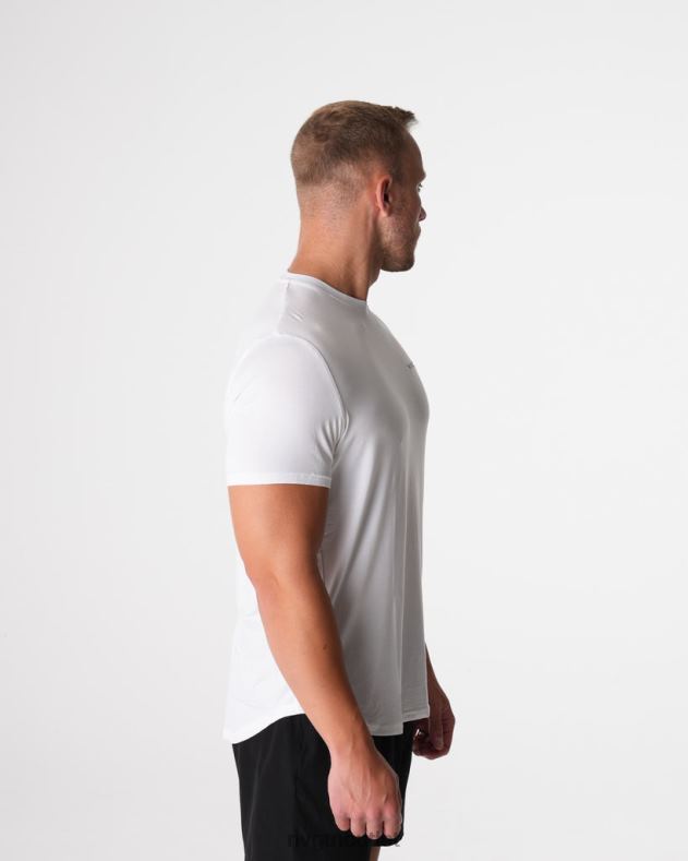 Spitzen NVGTN T-Shirt mit technischer Passform Weiß Männer 86ZJB758