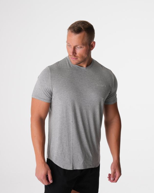 Spitzen NVGTN T-Shirt mit technischer Passform grau Männer 86ZJB759